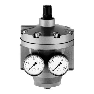 Riegler Hochleistungsdruckregler mit 2 Manometern, G 1 1/2, 0,5 – 16 bar Riegler Hochleistungsdruckregler mit 2 Manometern, G 1 1/2, 0,5 – 16 bar
