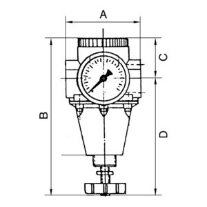 Riegler Konstant-Druckregler inkl. Manometer, BG 1, G 1/4, 0,5 – 6 bar Riegler Konstant-Druckregler inkl. Manometer, BG 1, G 1/4, 0,5 – 6 bar