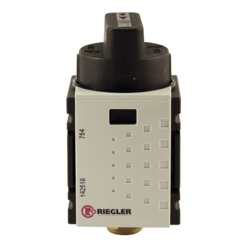 Riegler Kugelhahn 3/2-Wege »FUTURA-mini«, abschließbar, BG 0, G 1/4
