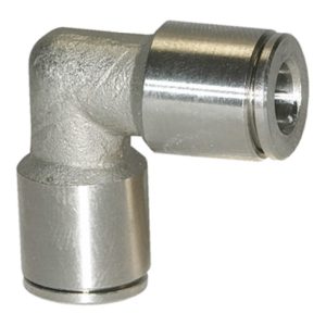 Riegler L-Steckverbindung, für Schlauch-Außen-Ø 8, 15bar, Edelst. 1.4404 Riegler L-Steckverbindung, für Schlauch-Außen-Ø 8, 15bar, Edelst. 1.4404