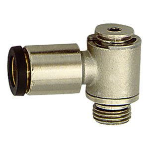 Riegler L-Steckverschraubung »click-clock«, drehbar, M5 a., Schlauch-Ø 5 Riegler L-Steckverschraubung »click-clock«, drehbar, M5 a., Schlauch-Ø 5