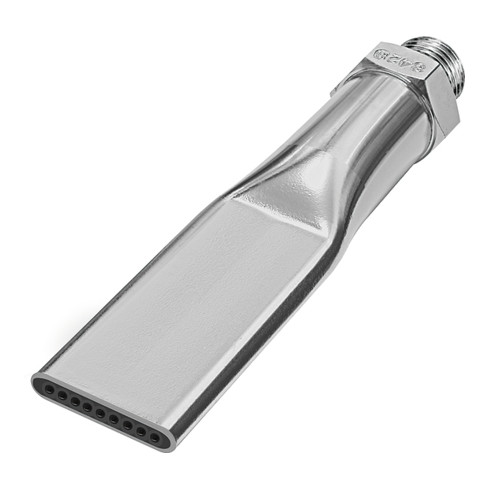 Riegler Lärmarme Flachdüse, G 1/4 AG, MS vernickelt, Düsenbreite 21,5 mm