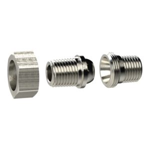 Riegler Lösb. Doppelgew.nippel kon. dicht. R 1 1/4 a. R 1 1/4 a. MS vern.