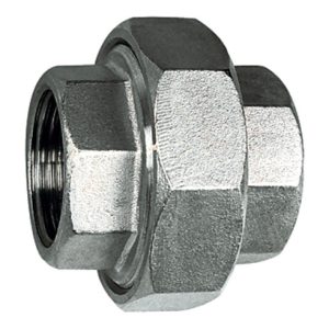 Riegler Lösb. Doppelgewindenippel, flach dichtend, G 1 1/2 i., ES 1.4408 Riegler Lösb. Doppelgewindenippel, flach dichtend, G 1 1/2 i., ES 1.4408