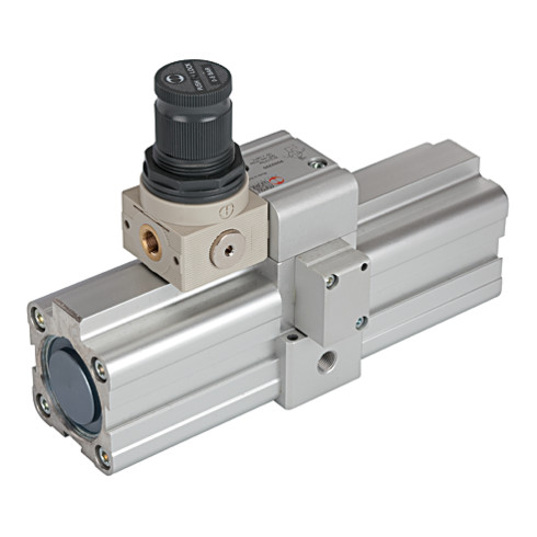 Riegler Luft-Luft-Druckverstärker (Booster) m. Regler, G 3/8, Kolben-Ø 63