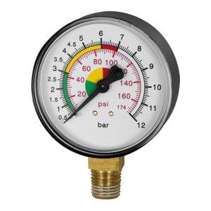 Riegler Manometer Durchmesser 63 mm, ungeeicht, Anschluss unten Riegler Manometer Durchmesser 63 mm, ungeeicht, Anschluss unten