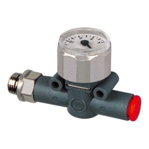 Riegler Manometer, Gewinde (Eing.) – Schlauch (Ausg.), G 1/8, Schl.-Ã˜ 8