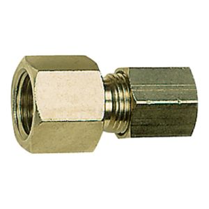 Riegler Manometerverschraubung, G 3/8 i., Rohr-Außen-Ã˜ 10 mm, MS vern.