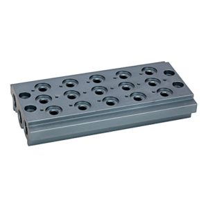 Riegler Mehrfach-Grundplatte für Wegeventile, 5 Ventilpositionen, G 1/4