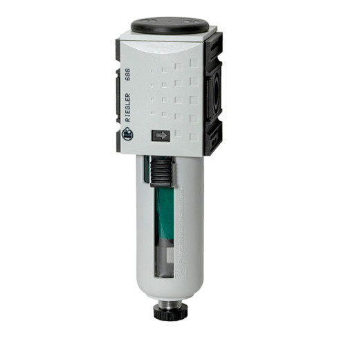 Riegler Mikrofilter »FUTURA«, PC-Behälter, Schutzkorb, BG 4, G 3/4, VA