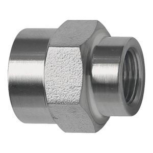 Riegler Muffe, Außensechskant, reduzierend, G 1, G 3/4, ES 1.4571