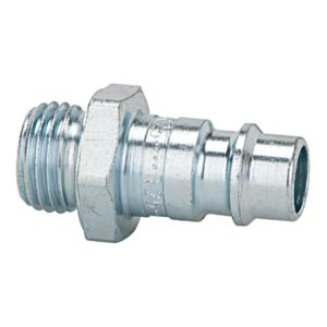 Riegler Nippel für Kuppl. NW7,2-7,8, Stahl gehärtet/verz., G 1/8 AG, 0- 35 Riegler Nippel für Kuppl. NW7,2-7,8, Stahl gehärtet/verz., G 1/8 AG, 0- 35