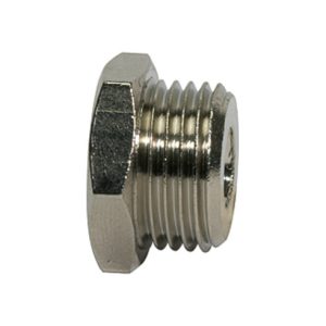 Riegler Reduziernippel »value line«, G 3/8 a., G 1/8 i., SW 19, MS vern.