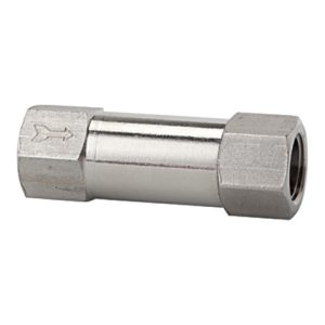 Riegler Rückschlagventil, Durchgangsform, ES 1.4404, G 1/4, 0,2 bar Riegler Rückschlagventil, Durchgangsform, ES 1.4404, G 1/4, 0,2 bar