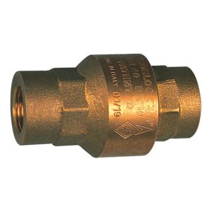 Riegler Rückschlagventil, voller Durchgang, Messing, Rp 3/8, 20 – 50 mbar Riegler Rückschlagventil, voller Durchgang, Messing, Rp 3/8, 20 – 50 mbar