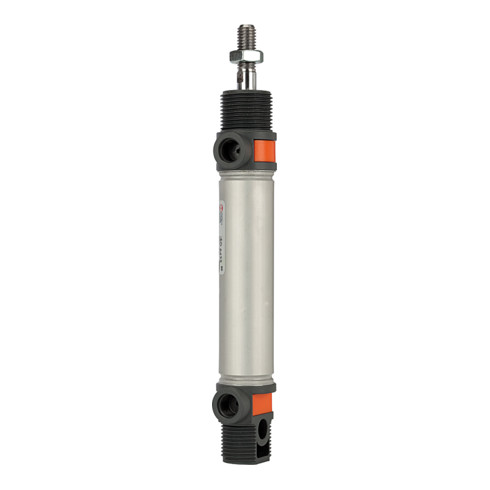 Riegler Rundzylinder TP doppeltwirk., Magnet, Kolben-Ø 25, Hub 100, G 1/8