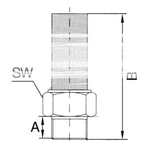 Riegler Schalldämpfer, Edelstahl 1.4401, G 1/4, SW 15