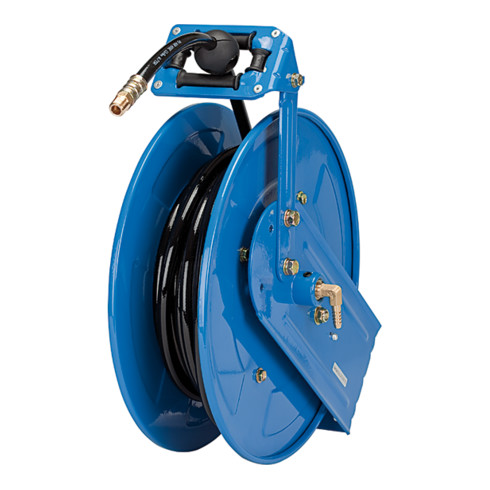 Riegler Schlauchaufroller, Druckluft/Wasser, PU-Schlauch Durchmesser 16x11, Länge 15 m