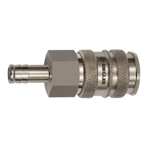 Riegler Schnellverschlusskupplung NW 10, Stahl/Messing vern., Tülle LW 10