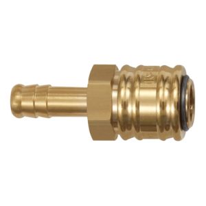 Riegler Schnellverschlusskupplung NW 7,2, Messing blank, Tülle LW 13