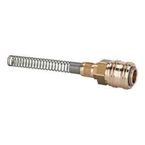 Riegler Schnellverschlusskupplung NW 7,2, MS blank, starr, Schlauch 12×9