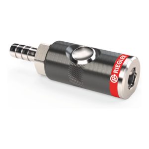Riegler Sicherheitskupplung mit Schlauchanschluss, Alu, Schlauchanschluss Innen-⌀: 9 mm Riegler Sicherheitskupplung mit Schlauchanschluss, Alu, Schlauchanschluss Innen-⌀: 9 mm