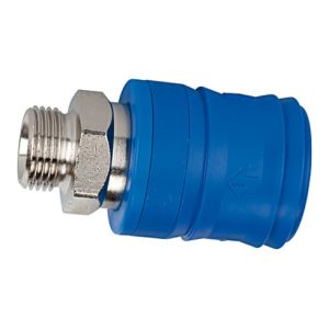 Riegler Sicherheitskupplung NW 7,4, Typ KE, Messing vern., G 1/2 AG Riegler Sicherheitskupplung NW 7,4, Typ KE, Messing vern., G 1/2 AG