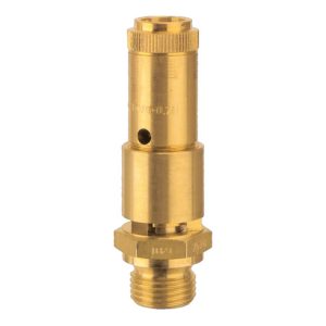 Riegler Sicherheitsventil DN 10, Messing, G 1/2, Ansprechdruck 3,4 bar Riegler Sicherheitsventil DN 10, Messing, G 1/2, Ansprechdruck 3,4 bar