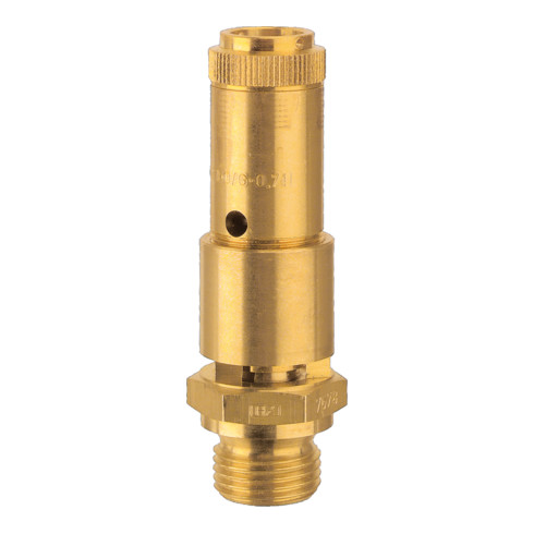 Riegler Sicherheitsventil DN 10, Messing, G 3/4, Ansprechdruck 1,4 bar