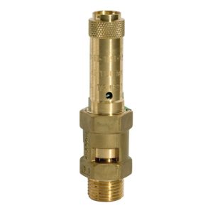 Riegler Sicherheitsventil, Messing, G 1, Ansprechdruck 3 bar Riegler Sicherheitsventil, Messing, G 1, Ansprechdruck 3 bar