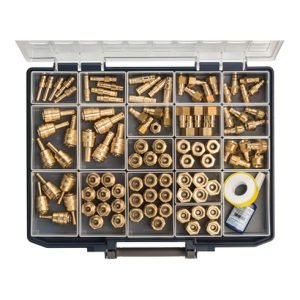 Riegler Sortimentsbox, Schnellverschlusskupplung und Stecknippel NW 7,2 »cl« Riegler Sortimentsbox, Schnellverschlusskupplung und Stecknippel NW 7,2 »cl«