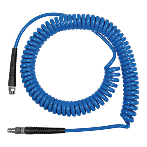 Riegler Spiralschl., Verschraubung, Knickschutz, PU, G 1/4, ø 10x6,5, 10m