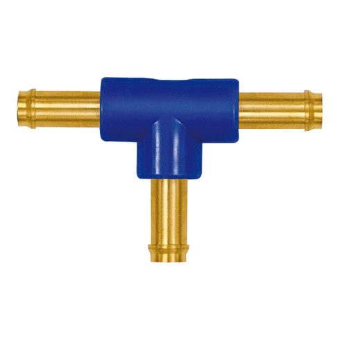 Riegler T-Schlauchverbindungsstutzen, für Schlauch LW 3 mm, Messing/POM