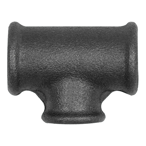 Riegler T-Stück 130, red., Rp 1 1/4, Rp 3/4, Rp 1 1/4, Temperguss schwarz