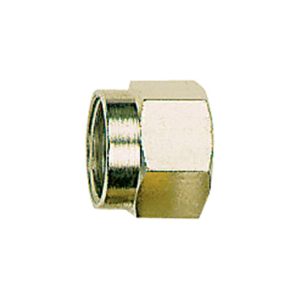 Riegler Ãœberwurfmutter, M10x1,0, Rohr-Außen-Ã˜ 6 mm, Messing vernickelt