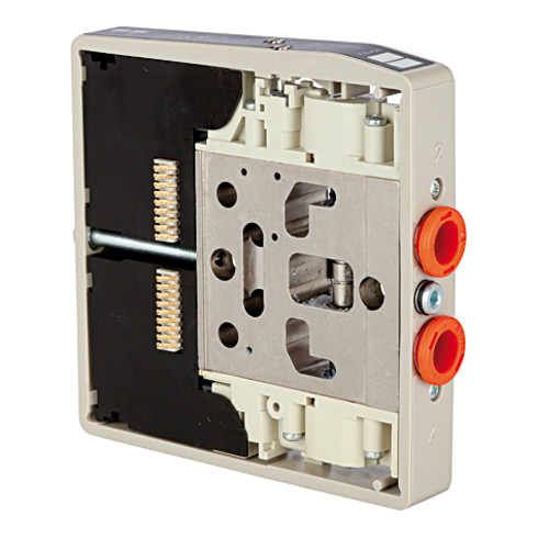 Riegler Ventilscheibe HDM, Anschl.8mm, 5/2-Wege monostabil