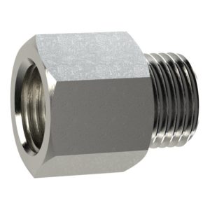 Riegler Verlängerungsstück, kurz, G 3/8 a., G 1/2 i., SW 24, MS vern. Riegler Verlängerungsstück, kurz, G 3/8 a., G 1/2 i., SW 24, MS vern.