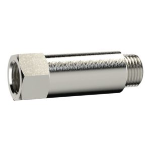 Riegler Verlängerungsstück, lang, G 1/8 a., G 1/8 i., SW14, MS v., L=51mm Riegler Verlängerungsstück, lang, G 1/8 a., G 1/8 i., SW14, MS v., L=51mm