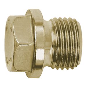 Riegler Verschlussschraube, Außensechskant, Bund, G 1/8, SW 10, ES 1.4571 Riegler Verschlussschraube, Außensechskant, Bund, G 1/8, SW 10, ES 1.4571