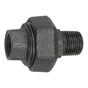 Riegler Verschraubung 331, flachdichtend, R 2, Rp 2, Temperg. schw. Riegler Verschraubung 331, flachdichtend, R 2, Rp 2, Temperg. schw.