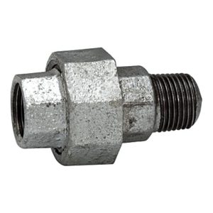 Riegler Verschraubung 331, IG/AG, Rp/R 3/8, schw. Temperguss feuerverz. Riegler Verschraubung 331, IG/AG, Rp/R 3/8, schw. Temperguss feuerverz.