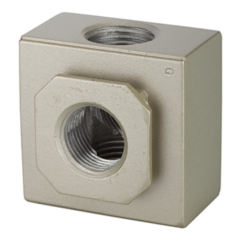 Riegler Verteiler »G«, mit 2 Abgängen, BG 400, G 3/8, PE 0 - 9 bar