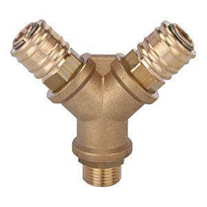 Riegler Verteiler mit 2 Schnellverschlusskuppl. NW7,2, G 1/4 AG, »R26EMS « Riegler Verteiler mit 2 Schnellverschlusskuppl. NW7,2, G 1/4 AG, »R26EMS «