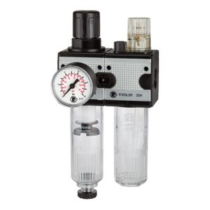 Riegler Wartungseinheit 2-tlg. »multifix«, mit PC-Behälter, BG 1, G 3/8 Riegler Wartungseinheit 2-tlg. »multifix«, mit PC-Behälter, BG 1, G 3/8