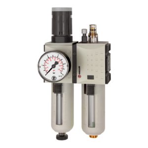 Riegler Wartungseinheit 2-tlg. »FUTURA«, PC, BG 1, G 1/4, 0,5-10 bar, HA