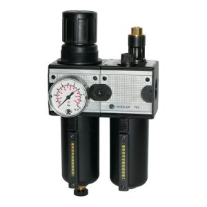 Riegler Wartungseinheit 2-tlg. »multifix« mit Metallbehälter, BG 3, G 1/2