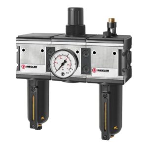 Riegler Wartungseinheit 3-tlg. »multifix« mit Metallbehälter, BG 4, G 3/4