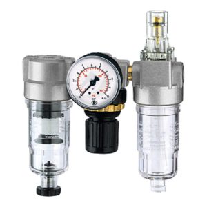 Riegler Wartungseinheit 3-tlg. »Standard-mini «, PC-Behälter, BG 0, G 1/4 Riegler Wartungseinheit 3-tlg. »Standard-mini «, PC-Behälter, BG 0, G 1/4