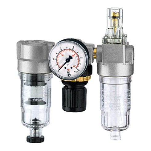 Riegler Wartungseinheit 3-tlg. »Standard-mini «, PC-Behälter, BG 0, G 1/4