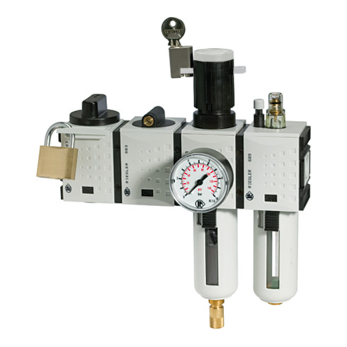Riegler Wartungsstation SAFETY »FUTURA«, KH-AV-2-tlg.-WE, HA, BG 1, G 1/4